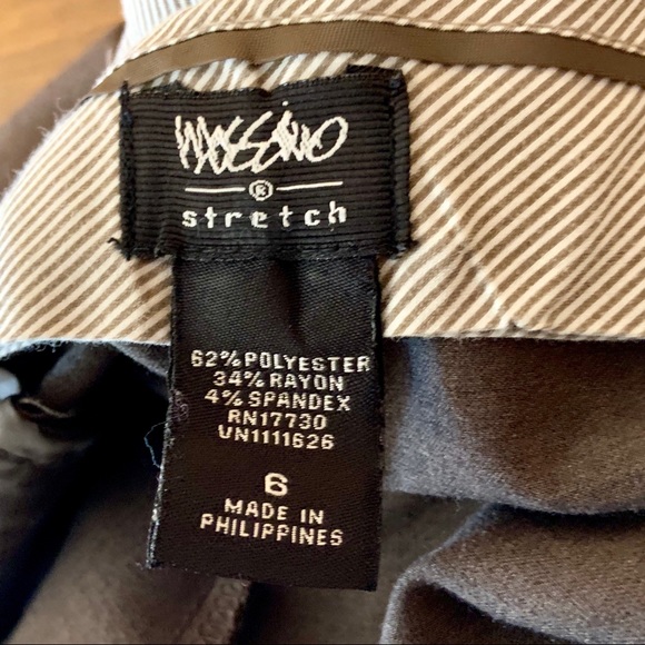 Mossimo Stretch Dark Brown Dress Capri Slacks Sz 6 - Picture 4 of 5